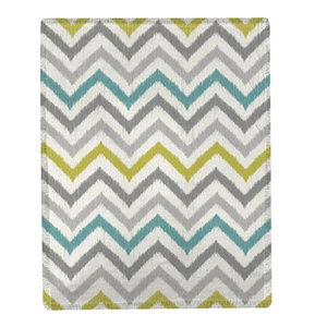 NWT S & J Flea Market Chevron Throw